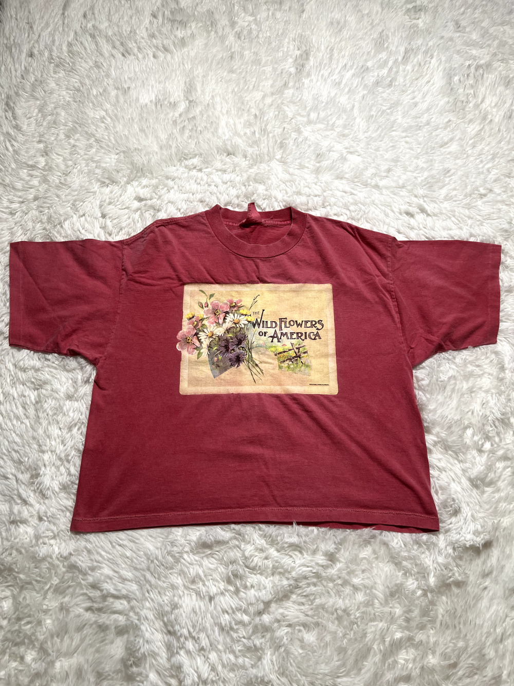 Women's Vintage “The Wildflowers Of America” Graphic T Shirt Size XL